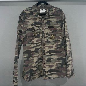 Topman camo shirt